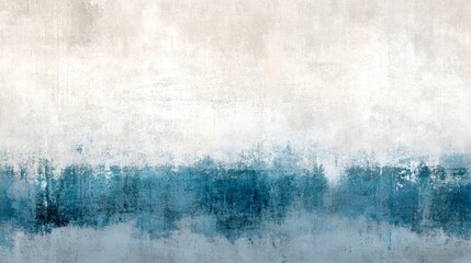 Fototapeta premium Abstract blue and white painting, modern art background with flowing textures swirling patterns for design
