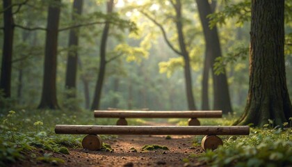 Balance Beams in Untouched Forest
