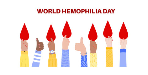 Hemophilia awareness poster