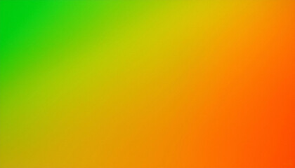 Abstract Green Yellow Orange Gradient Background