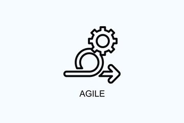 Agile Vector  Or Logo Sign Symbol Illustration