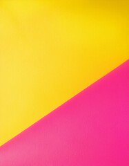 Yellow and Pink Diagonal Split Background