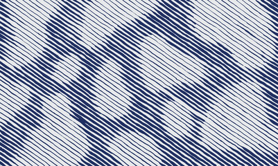 Simple diagonal stripe with free form organic pattern, hand drawn brush line ink, wood carving, woodcut, engraving style abstract background good for packaging, stationary, textile 