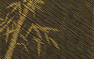 Fototapeta premium Simple diagonal bamboo tree and leaves stripe pattern, hand drawn brush line ink, wood carving, woodcut, engraving, embroidery style nature background good for packaging, stationary, textile 