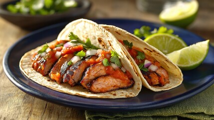 Indulge in delicious tacos de suadero with fresh ingredients