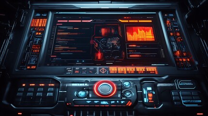 Obraz premium Futuristic Interface Design