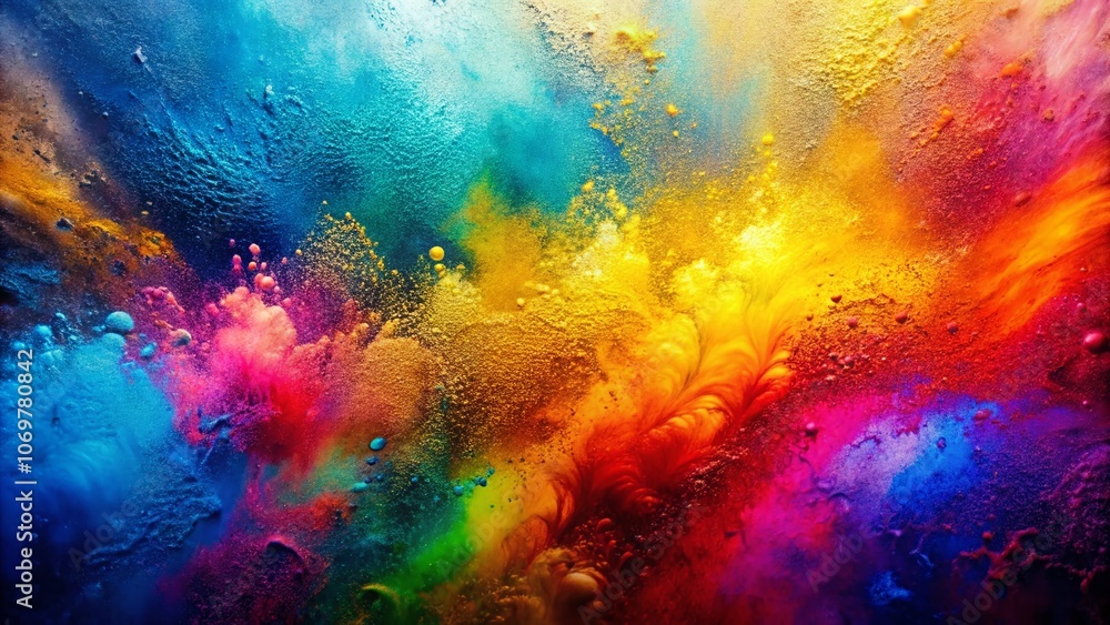 Poster seamless colorful abstract background with double exposure effect for vibrant design projects and gr