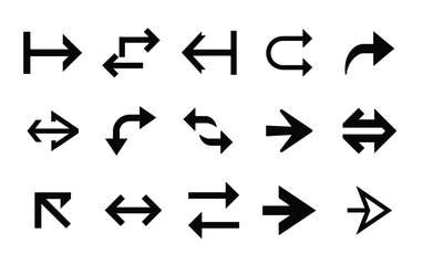 arrow icons set