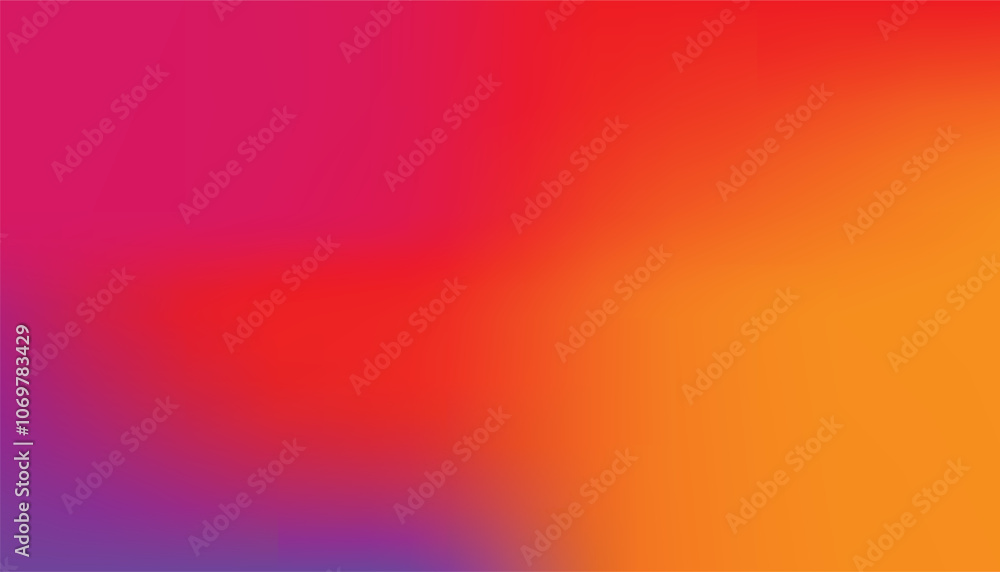Aufkleber abstract gradient red orange and pink soft colorful background. vector illustration for your graphic