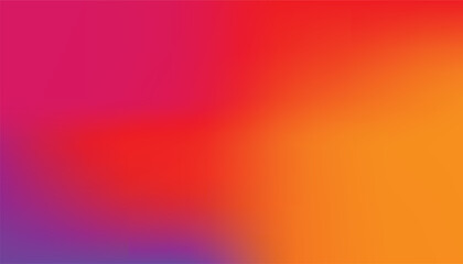 Abstract gradient red orange and pink soft colorful background. vector illustration for your graphic design, banner, poster. modern horizontal design for mobile app. gradient background