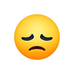 Fototapeta premium Sad Face Emoji 