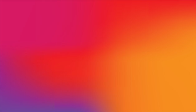 Abstract gradient red orange and pink soft colorful background. vector illustration for your graphic design, banner, poster. modern horizontal design for mobile app. gradient background