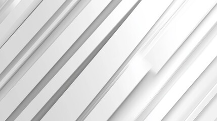 Obraz premium 4K Dynamic Light Grey Background with Abstract White Squares and Striped Sport Concept - Looping Video Template
