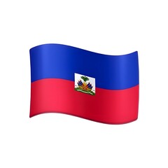Obraz premium Waving Haiti Flag