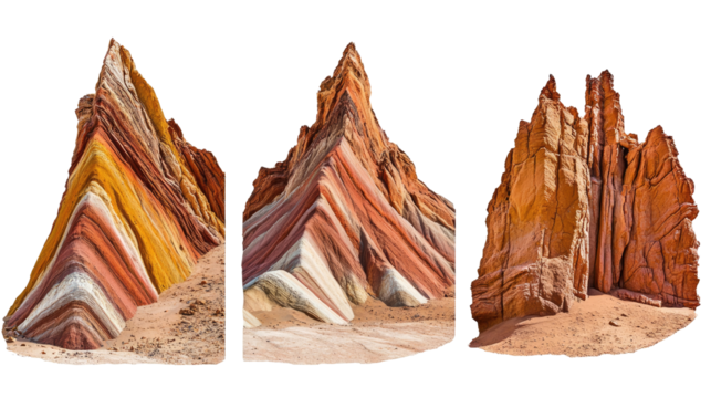 Martian-Like Geological Formations in Arid Regions Generative AI