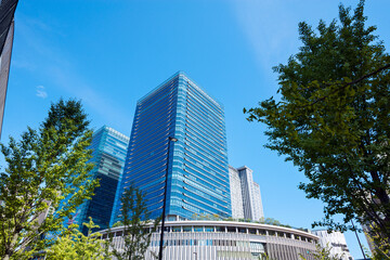 Fototapeta premium 梅田の風景