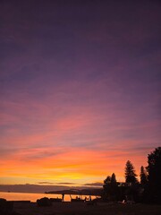 Fototapeta premium Sunset in West Vancouver 