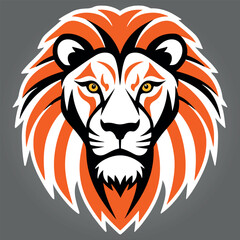 lion head vector