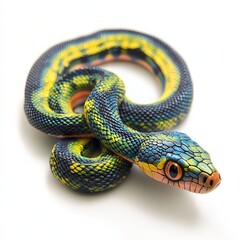 Obraz premium Snake? high quality studio photography isolated on white background.nd