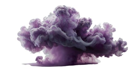 Fototapeta premium Ethereal Violet: A Soft Swirl of Purple Smoke
