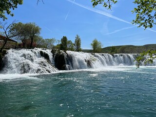 Berberov buk waterfall on the Zrmanja river, Muskovci (Velebit Nature Park, Croatia) - Slap...