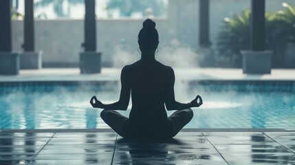 Fototapeta premium Embracing Humility Through Meditation and Reflection
