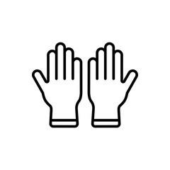 simple gloves icons, simple style design inspiration for any interface and purpose