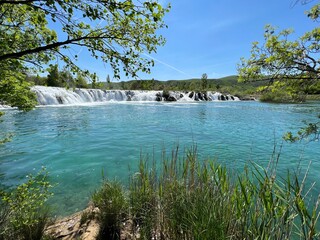 Berberov buk waterfall on the Zrmanja river, Muskovci (Velebit Nature Park, Croatia) - Slap...