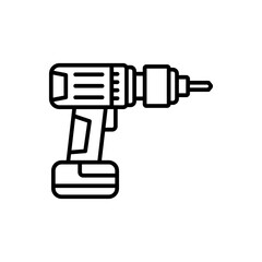 simple drilling machine icons, simple style design inspiration for any interface and purpose	