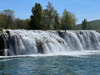 Berberov buk waterfall on the Zrmanja river, Muskovci (Velebit Nature Park, Croatia) - Slap...