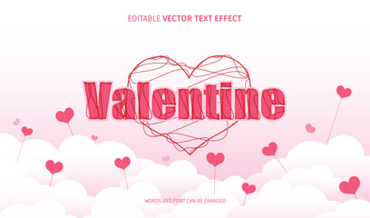 VALENTINE DAY text effect