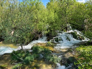 Berberov buk waterfall on the Zrmanja river, Muskovci (Velebit Nature Park, Croatia) - Slap...