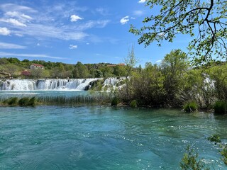 Berberov buk waterfall on the Zrmanja river, Muskovci (Velebit Nature Park, Croatia) - Slap...
