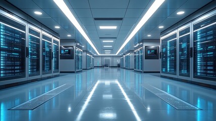 Server Room Corridor.