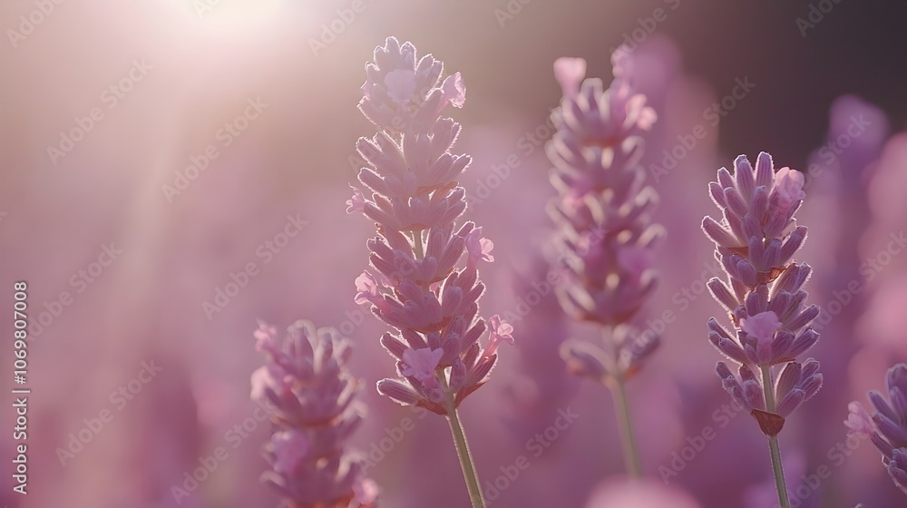 Poster elegant and simplistic lavender colored frame background providing ample space for showcasing educat
