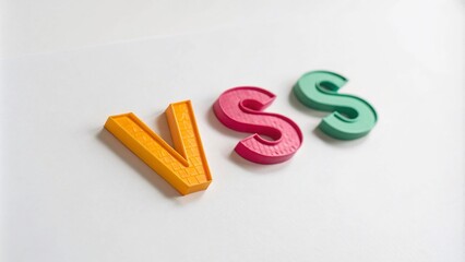 Naklejka premium Versus Logo Letters VS Vector Illustration for Product Photography – Isolated Design Perfect for Branding, Marketing, and Creative Projects with Modern Aesthetic Appeal