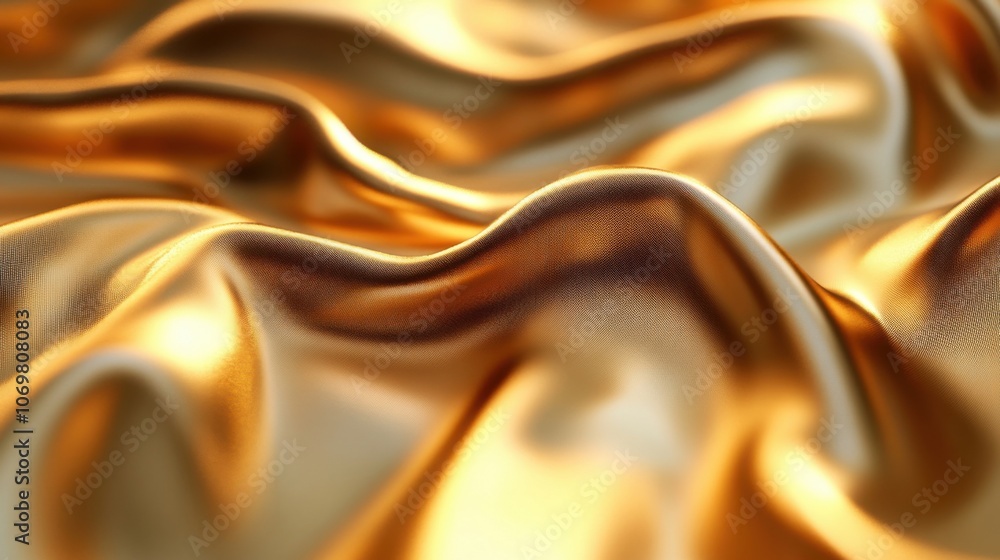 Poster golden textured background with soft shadows, gradient tones, and a smooth metallic sheen, ideal for