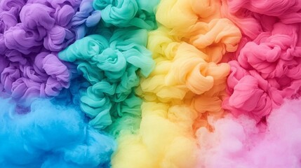 Fototapeta premium Soft Circular Rainbow Gradient Background