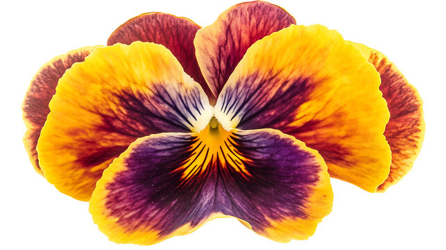Fototapeta red and yellow flower