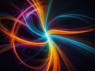 Obraz premium abstract fractal background,fractal burst background,fractal arrangement