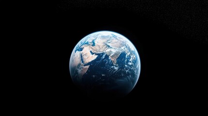 Fototapeta premium Stunning View of Earth from Space Captured in High Resolution