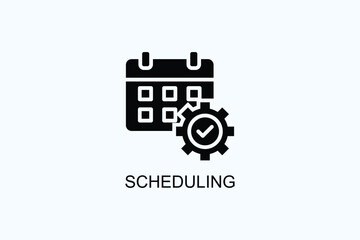 Scheduling Vector  Or Logo Sign Symbol Illustration
