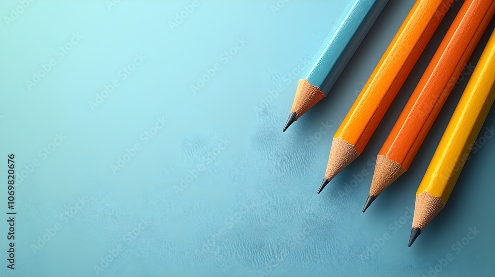 Aufkleber minimalist and elegant blue frame design on a plain background providing a clear open space for educ