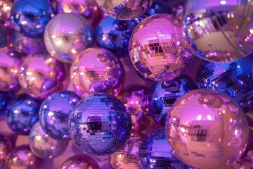 Purple and Pink cluster of Mirrorballs