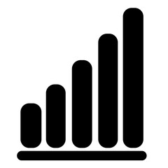 graph chart vector icon