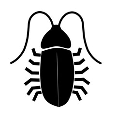 Vector icon of cockroach,bug