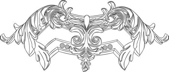 Fototapeta premium illustration design sketch image detail icon logo symbol decoration ornament abstract modern