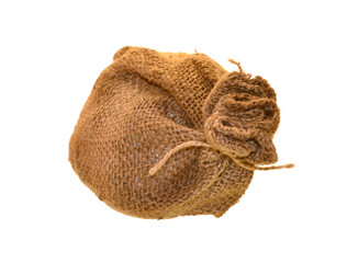 rag bag isolated on white background