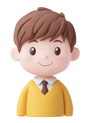 3D 학생 캐릭터 두상