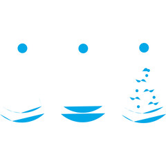 Happy birthday single vector icon